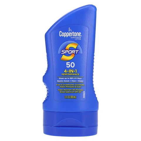 Beiersdorf Inc Coppertone Sport Sunscreen Lotion Fragrance Free Skin Adult 3oz Wtr Rstnt Ea, 12 EA/CA - 072140027568