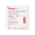 Dukal LLC Cotton X-Ray Detectable Gauze Sponge 4x4" 16 Ply, 128 PK/CA - 416-2X