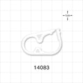 Pinch Clamp, Ratchet-Style, Natural - Fits 0.45 inch OD Tubing (11.4 mm) - 14083
