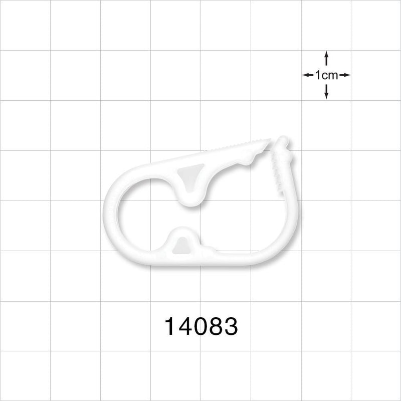 Pinch Clamp, Ratchet-Style, Natural - Fits 0.45 inch OD Tubing (11.4 mm) - 14083