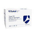 Dukal LLC Caliber 100% Cotton Gauze Type VII Sponge 4x4" 8 Ply Non-Sterile, 20 BG/CA - C84088