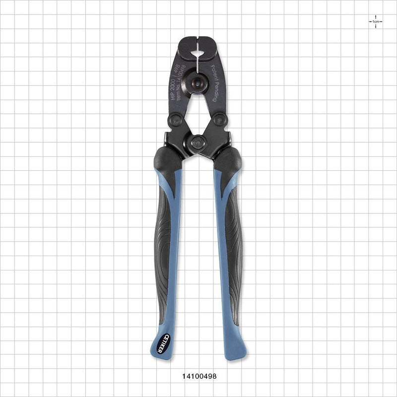 Oetiker Ear Clamp Compound Action Hand Pincer Tool, Straight Ergonomic Handles, Side Jaws -  - 14100498
