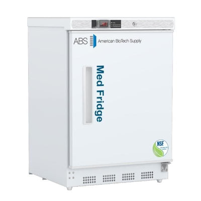 American BioTech Supply(ABS) Vaccine Refrigerator New 4.6 Cu Ft Solid Door 2 to 8°C Each - PH-ABT-NSF-UCBI-0404