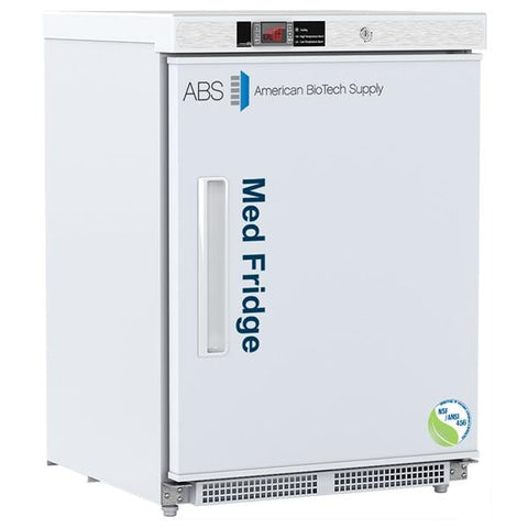 American BioTech Supply(ABS) Premier Vaccine/Pharmacy Refrigerators New 4.6 Cu Ft Solid Door 2 to 8°C Ead - PH-ABT-NSF-UCBI-0404-ADA
