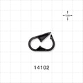 Pinch Clamp, Black - Fits 1/4 inch OD Tubing (0.25 inch, 6.35 mm) - 14102
