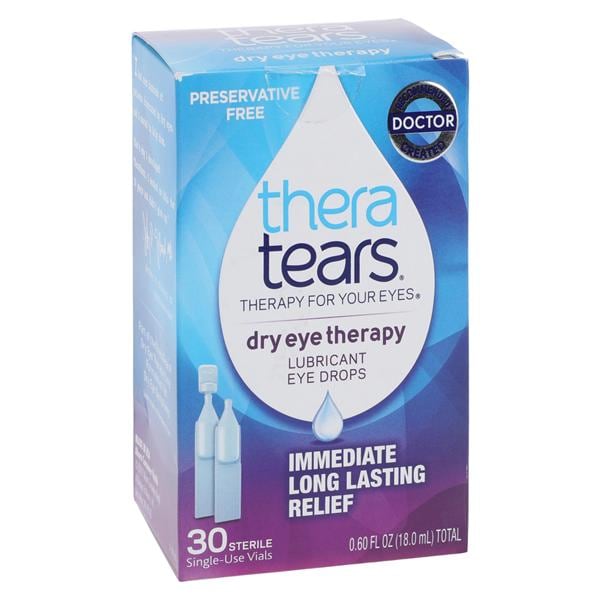Medtech Products TheraTears Drops Preservative Free Single-Use 30/Box, 24 BX/CA - 58790000030