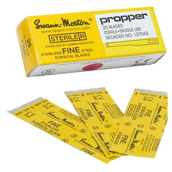 Propper Mfg Co -Stainless Steel Non-Sterile Surgical Blade #61 #61 12706100
