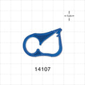 Pinch Clamp, Ratchet-Style, Blue - Fits 0.2 inch - 0.375 inch OD Tubing (5.1 mm - 9.53 mm) - 14107
