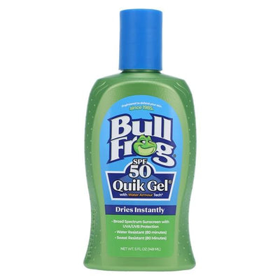 Bullfrog Brands, LLC Bullfrog Quick Gel Sunscreen Sweat Resistant Water Resistant 5oz/Bt, 6 BT/CASE - 7771400248