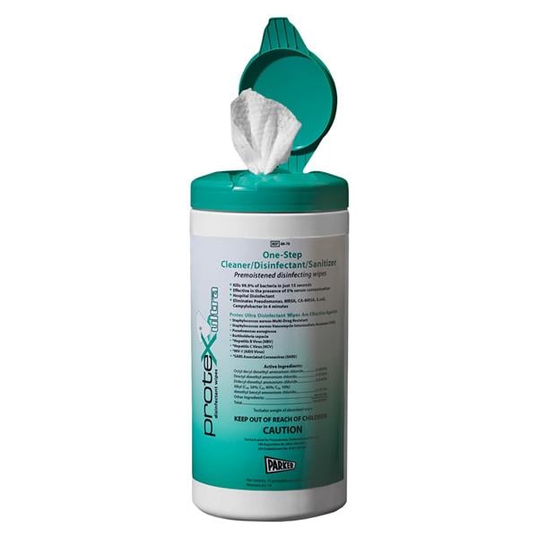 Parker Laboratories Inc Protex ULTRA Disinfectant Wipes 8/Ca - 48-70