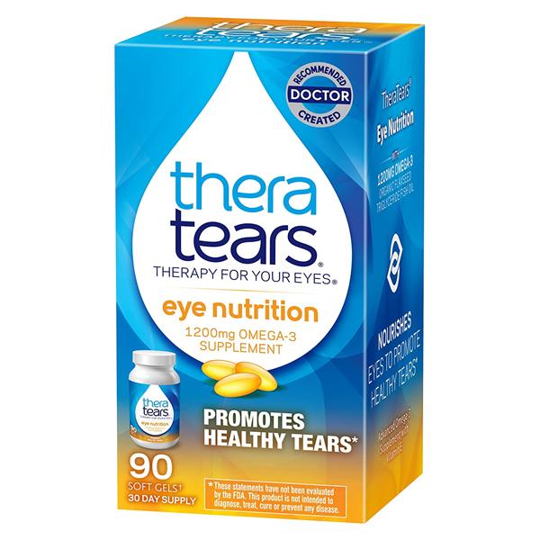 Medtech Products TheraTears Omega-3 Supplement Eye Nutrition Softgels 1200mg 90/Bottle, 24 BT/CA - 58790000360