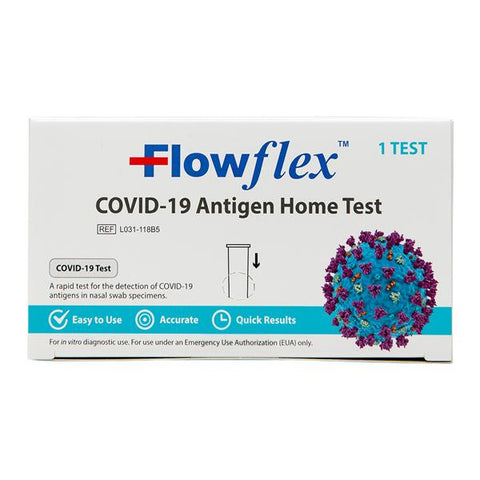 Acon Laboratories, Inc Flowflex Home Test COVID-19 Antigen OTC 10/Bx, 30 BX/Case - L031-118B5