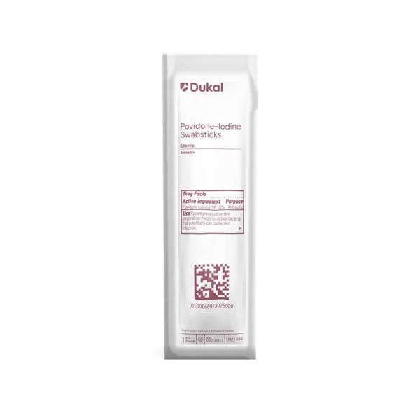Dukal LLC Prep Swabstick PVP Iodine 10% 4" - 884-1000