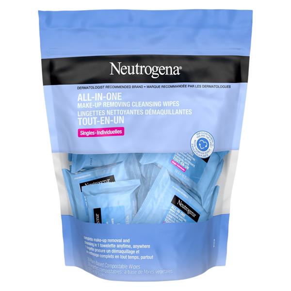 Johnson & Johnson Consumer Neutrogena Cleansing Wipe Fragrance Free 20/Bg, 6 BG/CA - 00070501102541