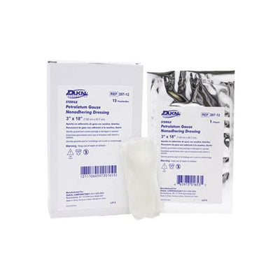 Dukal LLC Gauze Petrolatum Dressing 1/2x72" Not Made With Natural Rubber Latex - 204-12