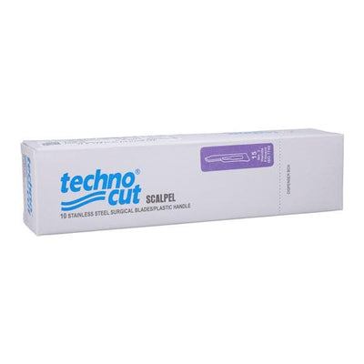 Myco Medical Supplies -Technocut Disposable Surgical Scalpel Size 15 Stainless Steel Sterile 6008T-15