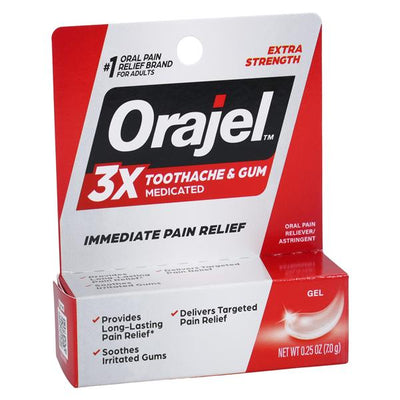 Armkel (Church & Dwight) Orajel Gel 20% .25oz/Tube - 5040209
