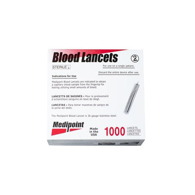 Medipoint Holdings, LLC MediPoint Blood Lancet 3mm Point Safety 1000/Box - 19570