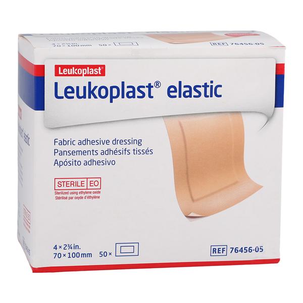 BSN Medical, Inc -Leukoplast Patch Bandage Elastic/Fabric 2-3/4x4" Tan Sterile 50/Box, 12 BX/CA 7645605
