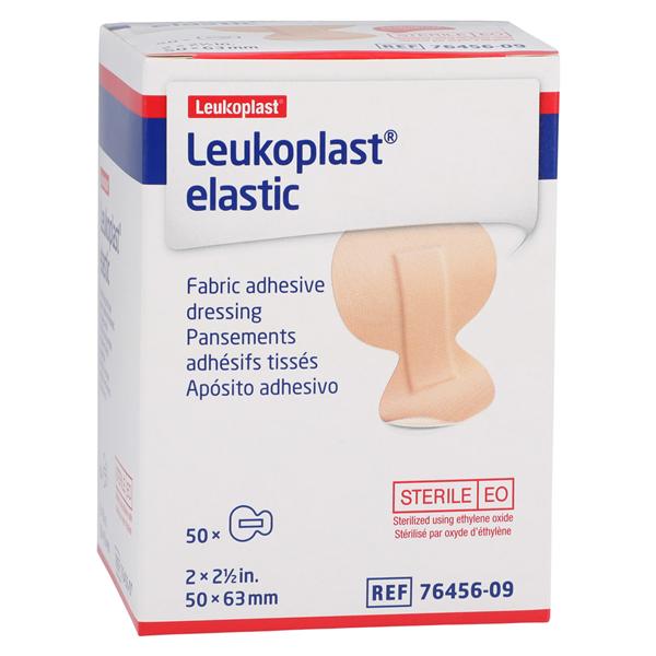BSN Medical, Inc -Leukoplast Adhesive Bandage Elastic/Fabric 2x2.5" Tan Sterile 50/Box, 12 BX/CA 7645609
