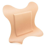 BSN Medical, Inc —Leukoplast Adhesive Bandage Elastic/Fabric 3x3" Tan Sterile 50/Box, 12 BX/CA 7645611