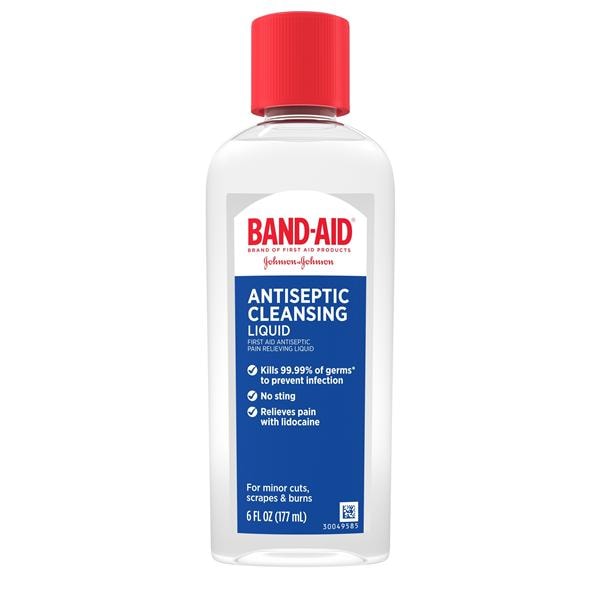 Johnson & Johnson Consumer Band-Aid Hurt Free Antiseptic Wash 6oz/Bottle, 24 BT/CA - 202088