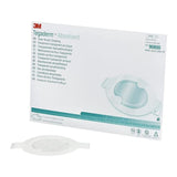 3M Medical Products Tegaderm Acrylic Transparent Dressing 3x3-3/4" Sterile Oval Adhs Trans Abs LF, 4 BX/CA - 90800