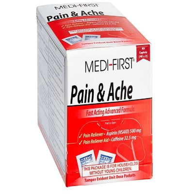 Medique Products Medi-First Pain And Ache Caplets 40x2/Box - 82180