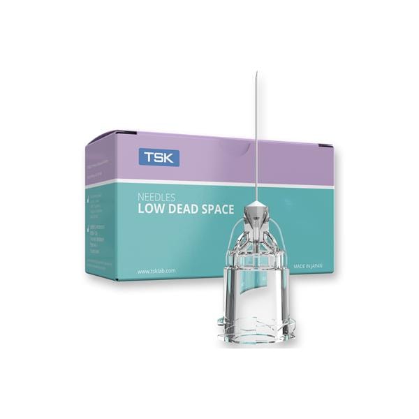 TSK Lab -Needle 30g 13mm Low Dead Space Sharp Bevel Single Use Only _ 100/Box TSK3013LDS