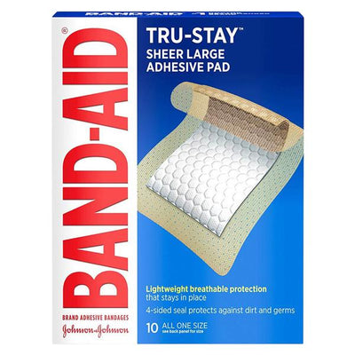 J&J Dental -Band-Aid Adhesive Strip Bandage Plastic 2.88x4" Tan Sterile 10x24/Case 118338