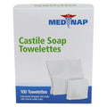 Med-Nap LLC Med-Nap Castile Soap Wipes 5x7" 100/Box - 94007