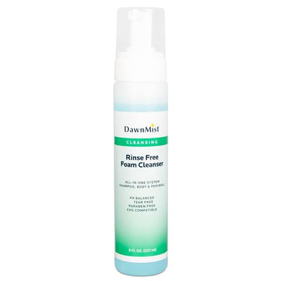 Dukal LLC DawnMist Rinse Free Cleanser Foam Foam Body/Hair 12/Case - RFFC08