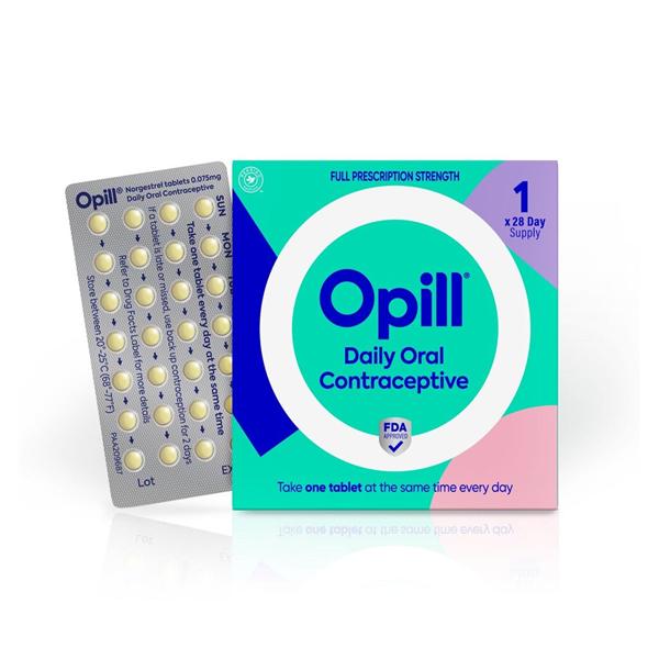 Perrigo Direct, Inc. Opill Contraceptive Tablets 0.075mg 1 Month 1/Package - LPB27801