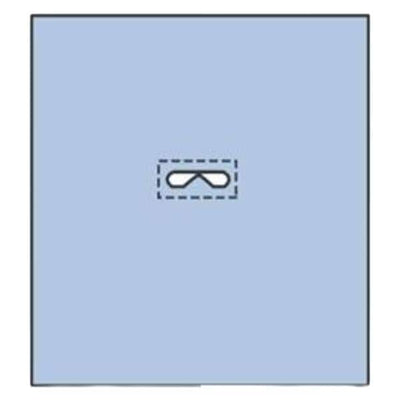 UltraGard/Medline Industries -Ultragard 24"x26" Non-Sterile Surgical Drape Fenestrated 55517