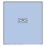 UltraGard/Medline Industries -Ultragard 24"x26" Non-Sterile Surgical Drape Fenestrated 55517