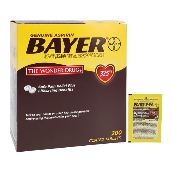 Bayer Consumer Products Bayer NSAID Tablets 325mg Dispenser 100x2/Box - 45647