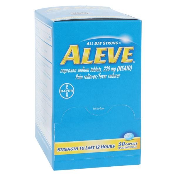 Medique Products Aleve Pain Reliever Tablets 220mg Dispenser 50/Box - 48850