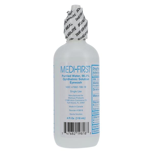 Medique Products Medi-First Eye/Skin Wash Solution 98.3% 4oz/Bottle - 19818