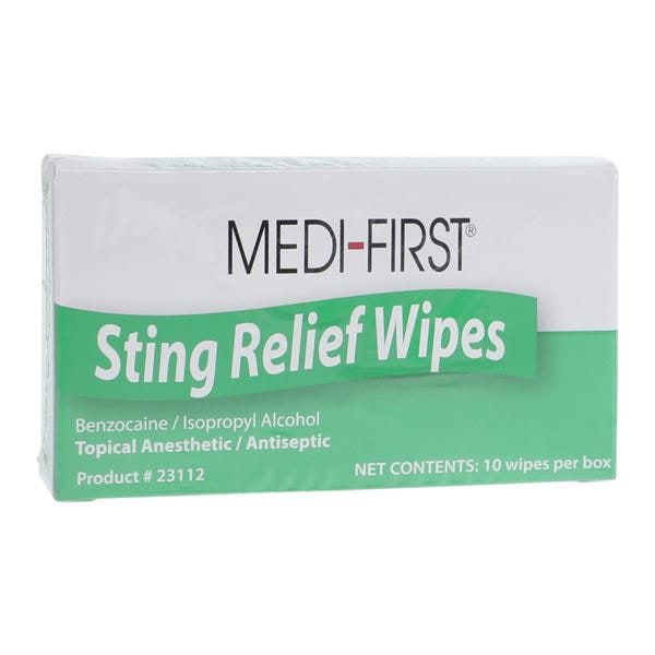 Certified Safety Medi-First Insect Sting Relief Pads Insect Sting Relief Pad 3oz 10/Box - 213014