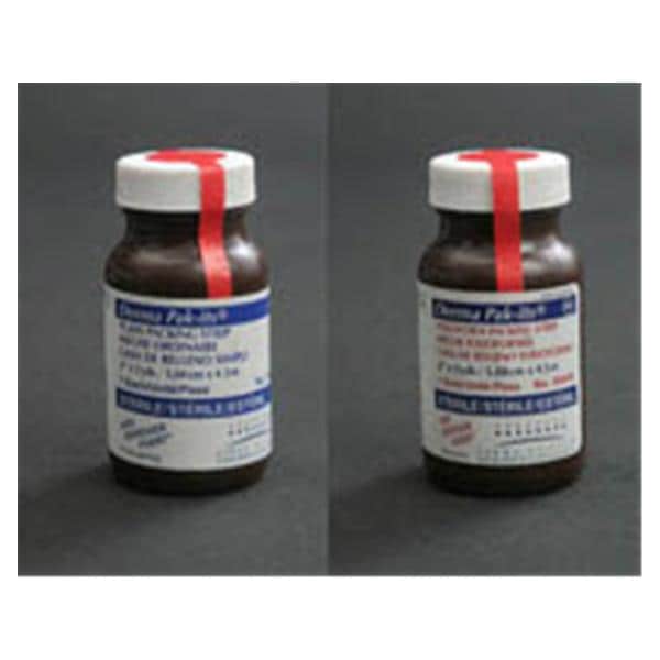Gentell, Inc. Pak-Its Cotton Strip Packing 1/4"x5yd Sterile Non-Adhesive LF, 12 BT/CA - 59121
