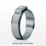 Oetiker 1-Ear Clamp with Insert, Non-Washed, 100/Bag - 0.185 inch Closed - 0.224 inch Open Range (4.7 mm - 5.7 mm) - 15400014