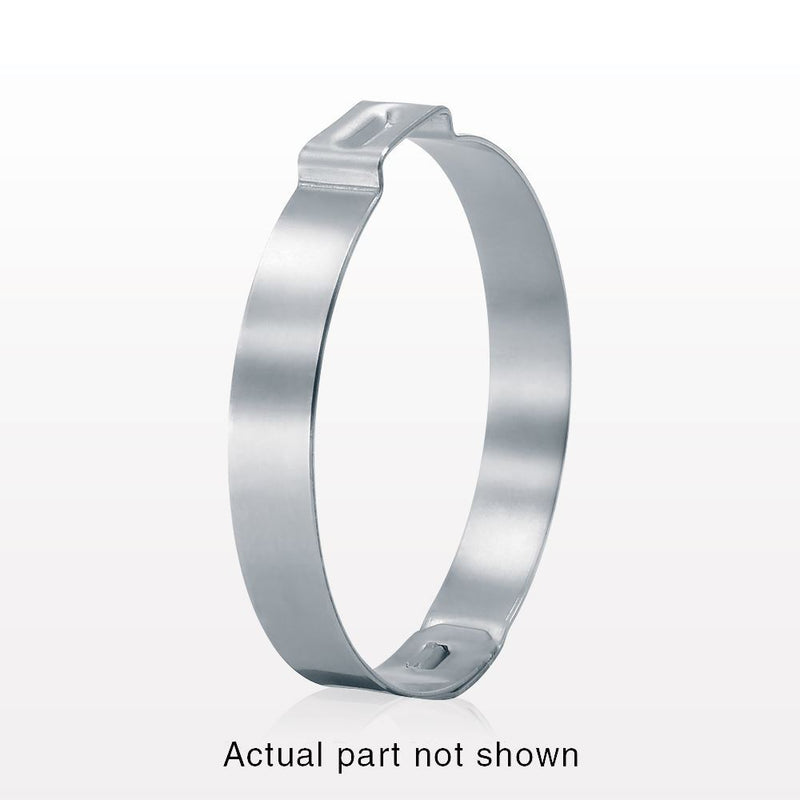 Oetiker 1-Ear Clamp with Mechanical Interlock, Non-Washed, 100/Bag - 1.492 inch Closed - 1.614 inch Open Range (37.9 mm - 41 mm) - 15500026