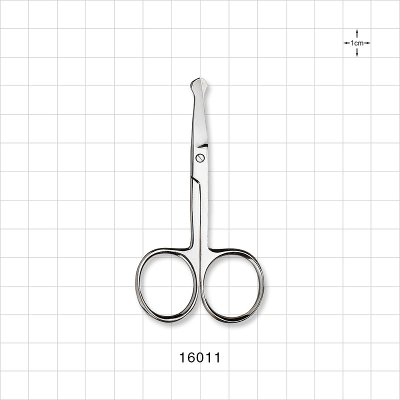 Single-Use Safety Scissors, Mirror Finish - 3.5 inch (88.9 mm) - 16011