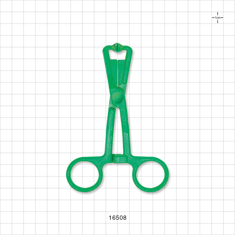 Single-Use Locking Forceps, Green - 5 inch (127 mm) - 16508