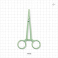 Single-Use Locking Forceps, Green - 5.25 inch (133 mm) - 16532