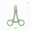 Single-Use Locking Forceps, Green - 4 inch (102 mm) - 16605