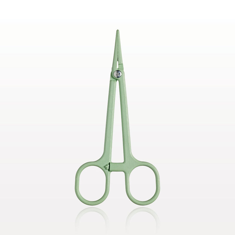 Single-Use Locking Forceps, Green - 5 inch (127 mm) - 16606