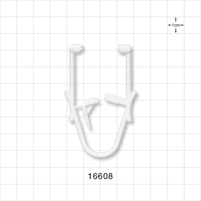Towel Clamp, White -  - 16608