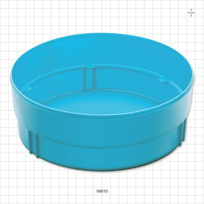 Guide Wire Bowl, Turquoise - 72 oz (2200 cc) - 16610