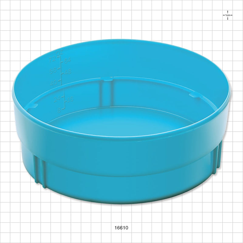Guide Wire Bowl, Turquoise - 72 oz (2200 cc) - 16610